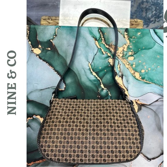 None & Co Tan & Beige Small Purse Zipper Closure Shoulder Bag Brown - Picture 2 of 10